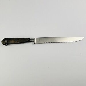 Jacques Debarr Serrated Knife Knives Inoxydable Stainless Steel Vintage